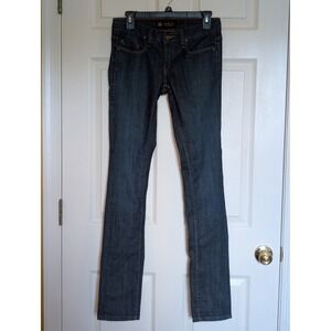 ODYN Dark Wash Straight Leg Stretch Jeans women's Size 26 Blue Denim